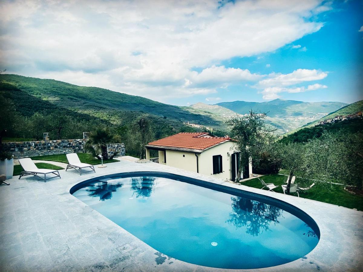 Casa Vacanze Gli Ulivi Borgomaro Luaran gambar